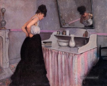 Gustave Caillebotte Werke - Frau an einer Kommode Gustave Caillebotte